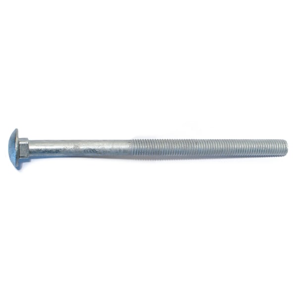 Midwest Fastener Carriage Bolt, Square Neck, 11 (Coarse), 10 in L, Steel, Hot Dipped Galvanized, 25 PK 54457 - main